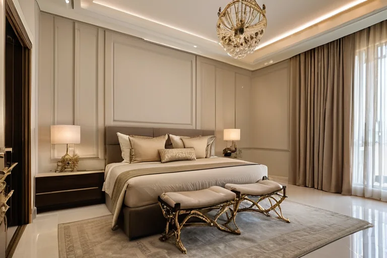 Space planning reference for Noor Dubai Interiors